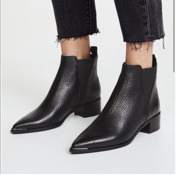 Acne Studios Jensen Ankle Boots - Black Size 35 - Picture 1 of 7